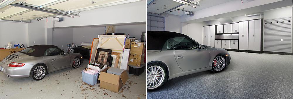Organized garage space by Garage Living