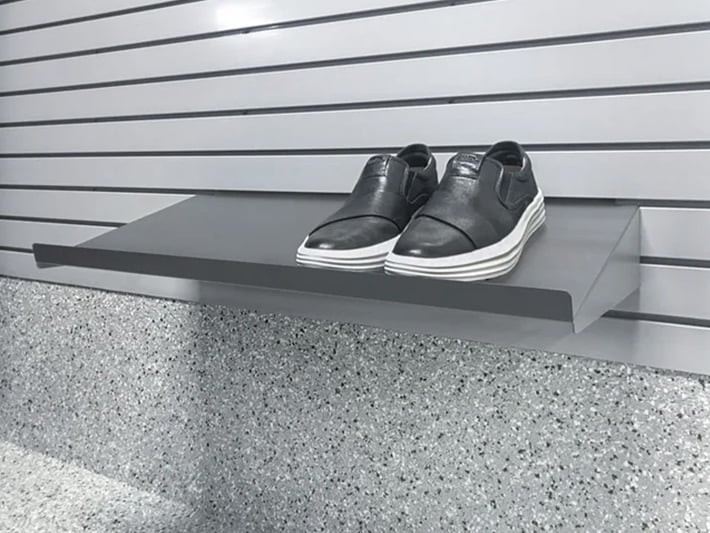 LINEA Solid Angled Shoe Shelf - Garage Living
