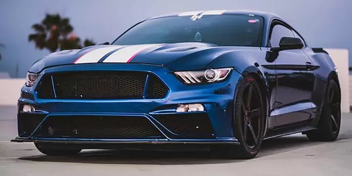 Patriot Designer Series Inspiration - blue mustang - Garage Living
