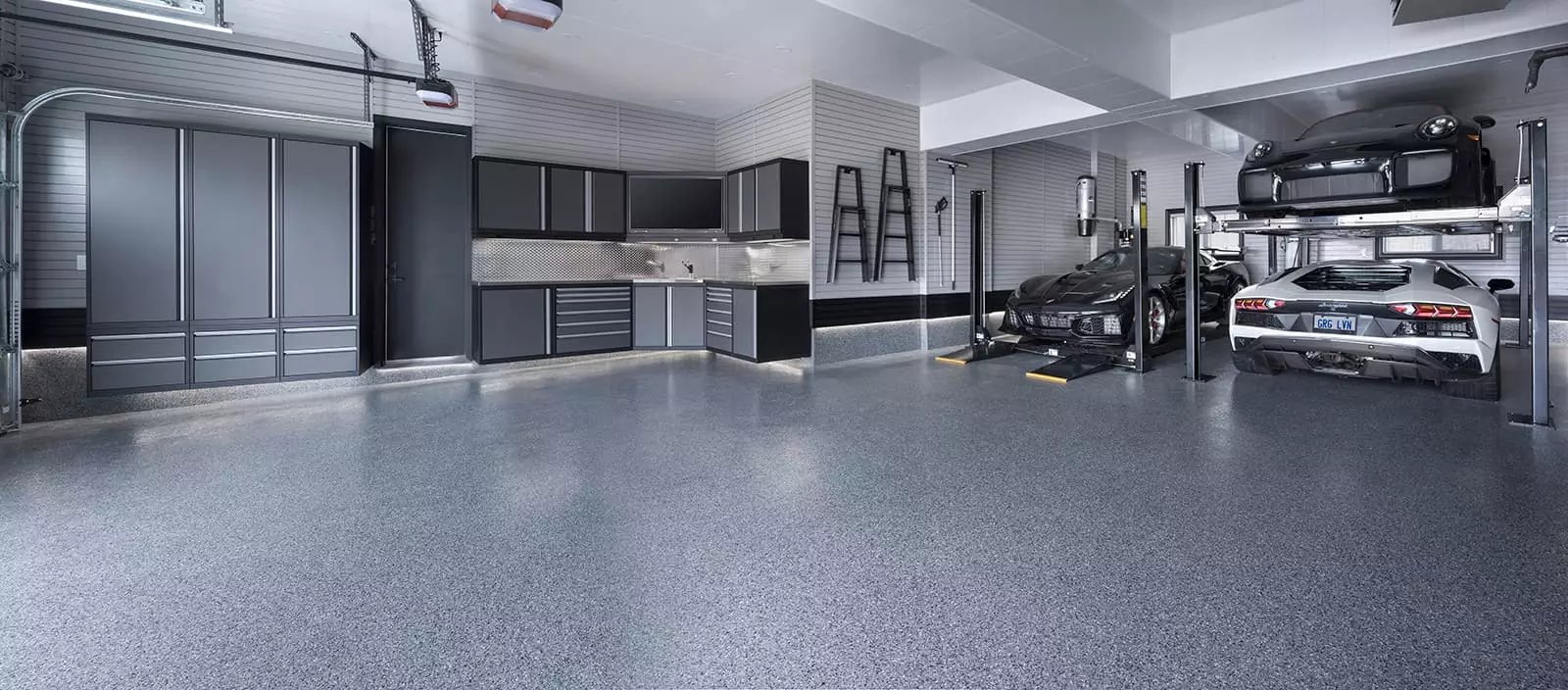 double car lift - garage living