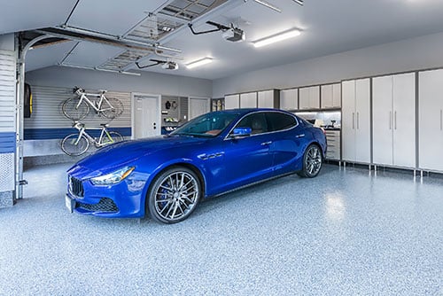 Garage Galleries - Home Entryway Garage by Garage Living