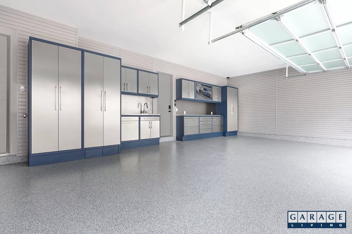Harbor Blue Unique Cabinet System - Garage Living
